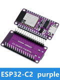 Wifi+bluetooth Dual-core Development Board ESP32-C2 ESPC2-12 Devkit Zpaxo ESP32-C2 purple