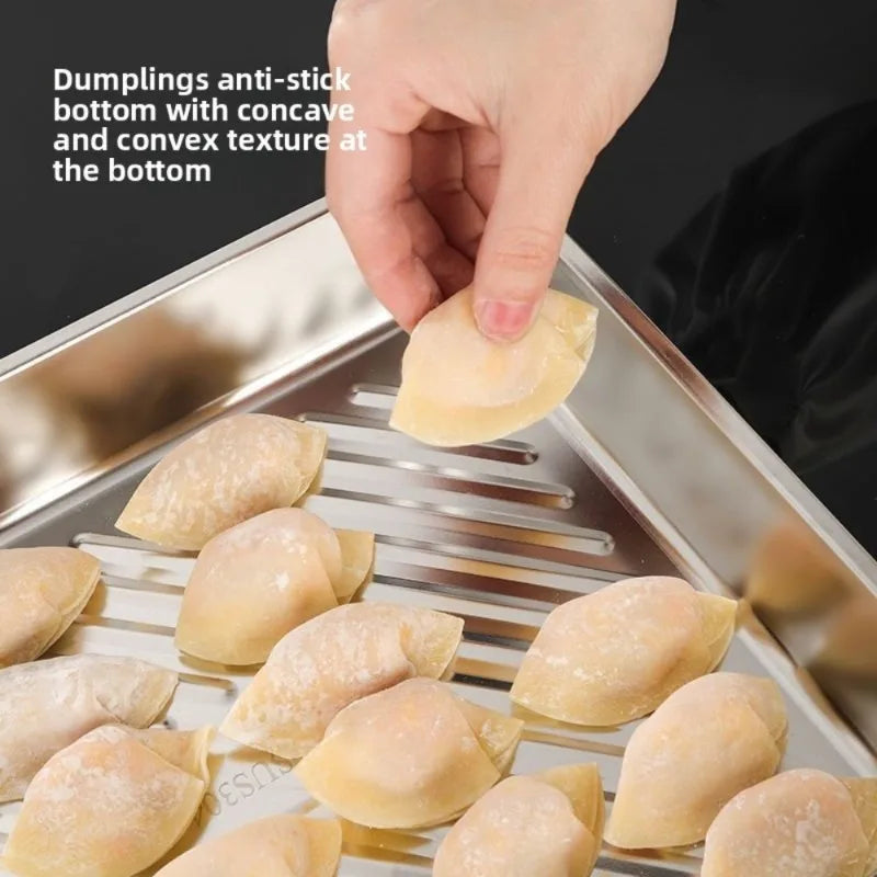 Stainless Baking Trays Lids Non-stick Easy-clean Perfect Roasting Zpaxo