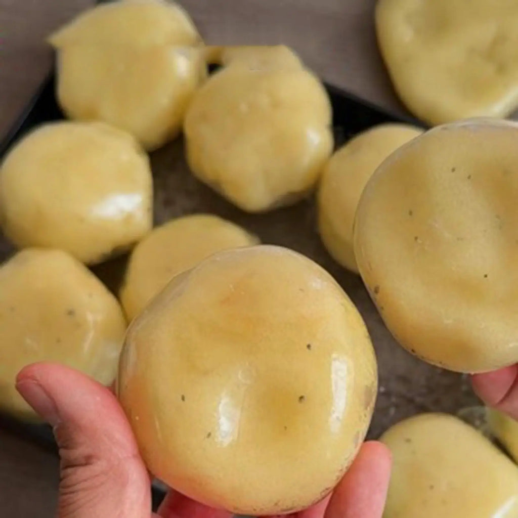 Handmade Mashed Potato Squeeze Toy Realistic Soft Stress Relief Funny Zpaxo