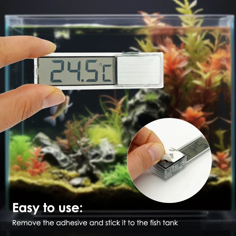 Aquarium Thermometer Electronic LCD Digital Fish Tank Temperature Zpaxo