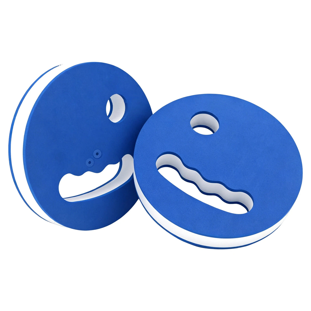 1Pair Water Exercise Discs with Manual Handle Water Paddle Board Hand-Held Float Board Pool Training Equipment Swimming Aids Zpaxo Dark Blue