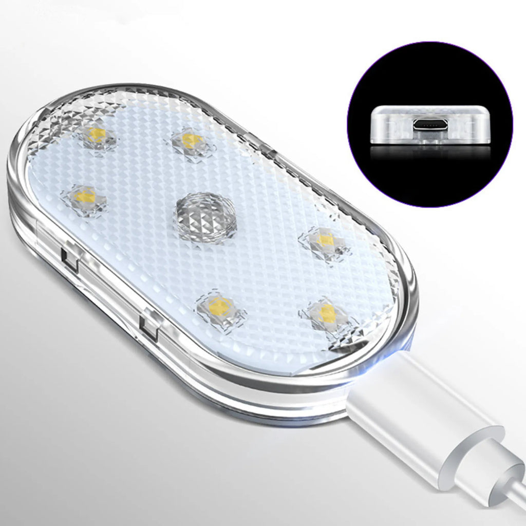 Car LED Touch Lights Wireless Interior Light Auto Roof Ceiling Zpaxo