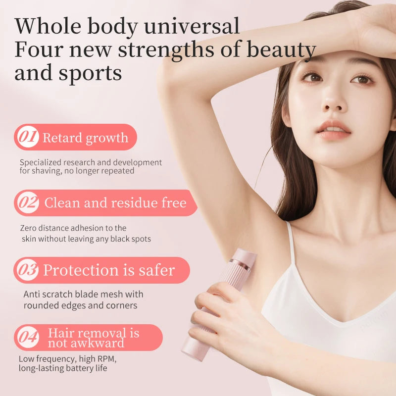 Bikini Trimmer Electric Razor Women Body Underarm Leg Shaver Female Zpaxo