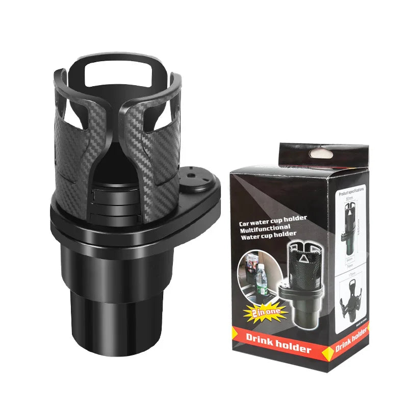 Rotating Car Center Console Beverage Rack Cup Holder Double-layer Zpaxo Default Title
