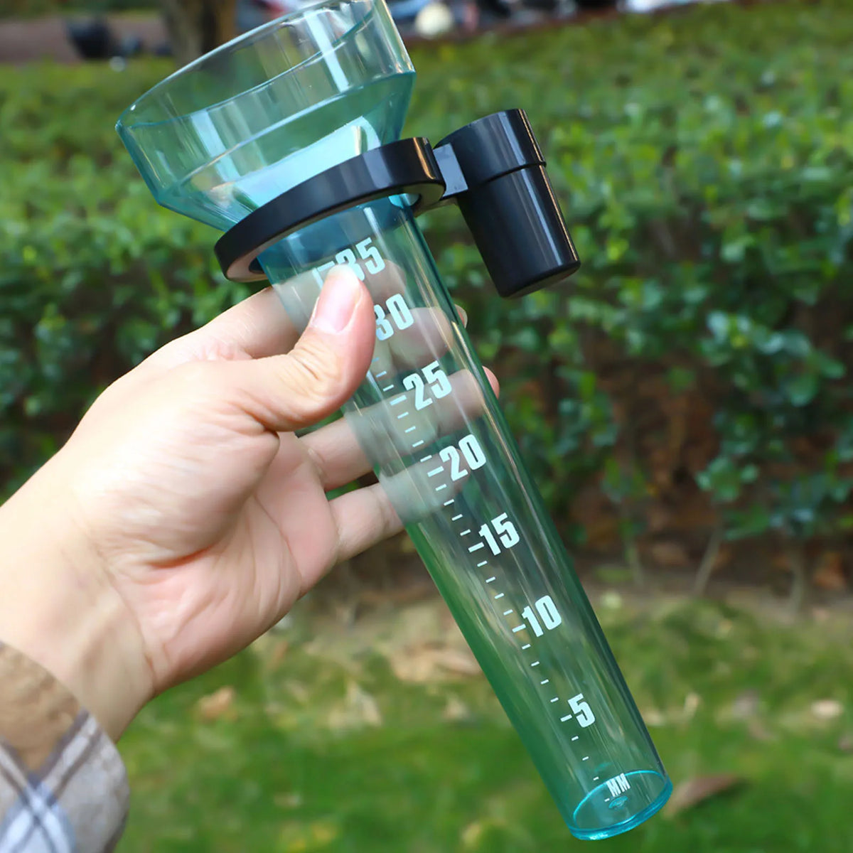 Rain Gauge Rainwater Meter Plastic Water Measurement Cup Tool Outdoor Zpaxo