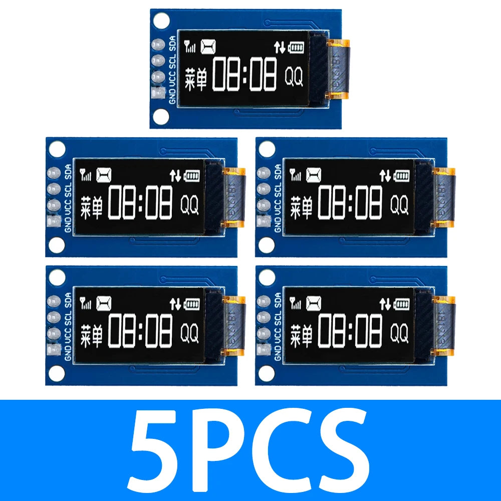 0.78 inch OLED LCD module 80*128 dot matrix screen 0.78 inch oled LCD I2C interface screen for arduino Zpaxo 5PCS
