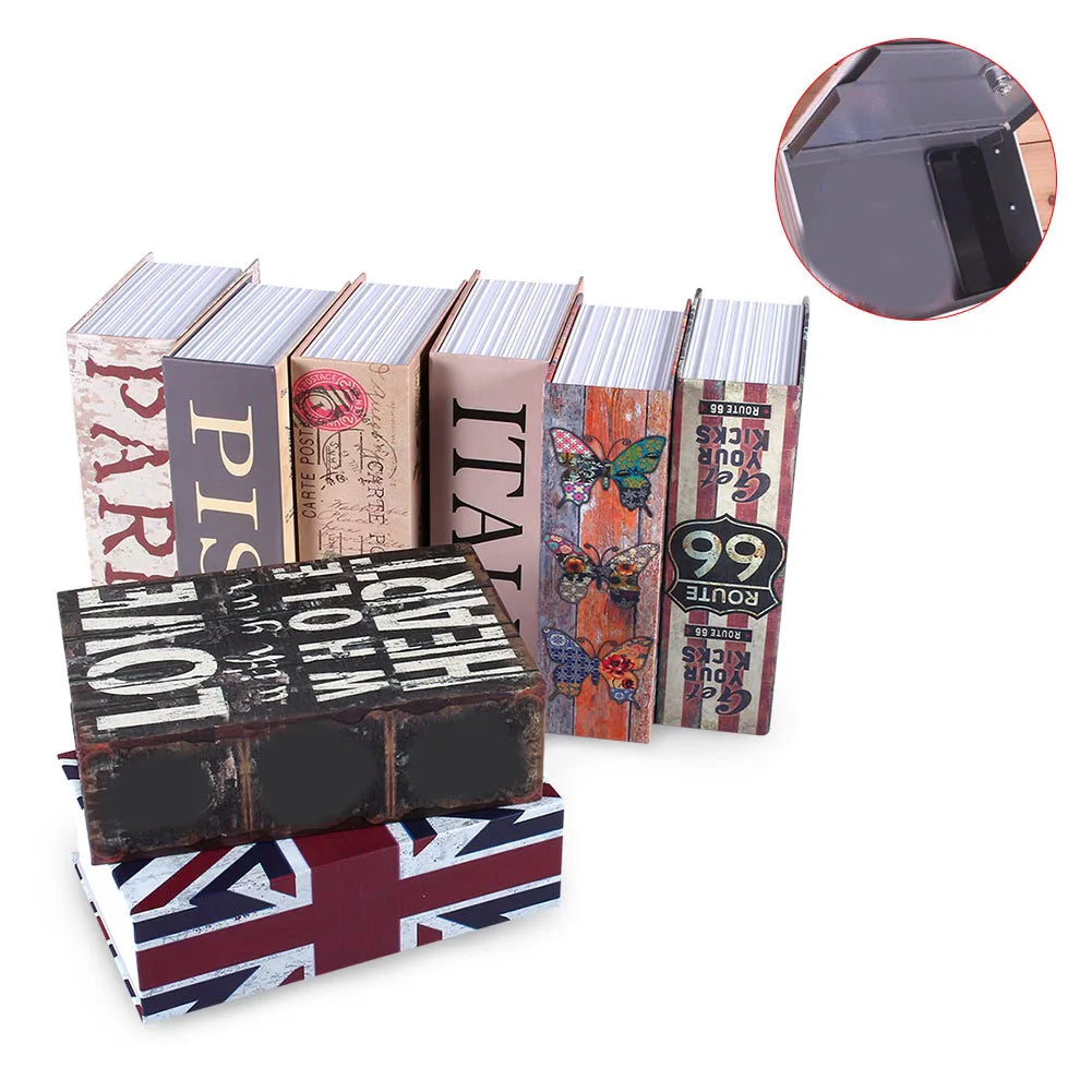 Book Safe Dictionary Secret Security Box Money Cash Jewelry Lock Zpaxo