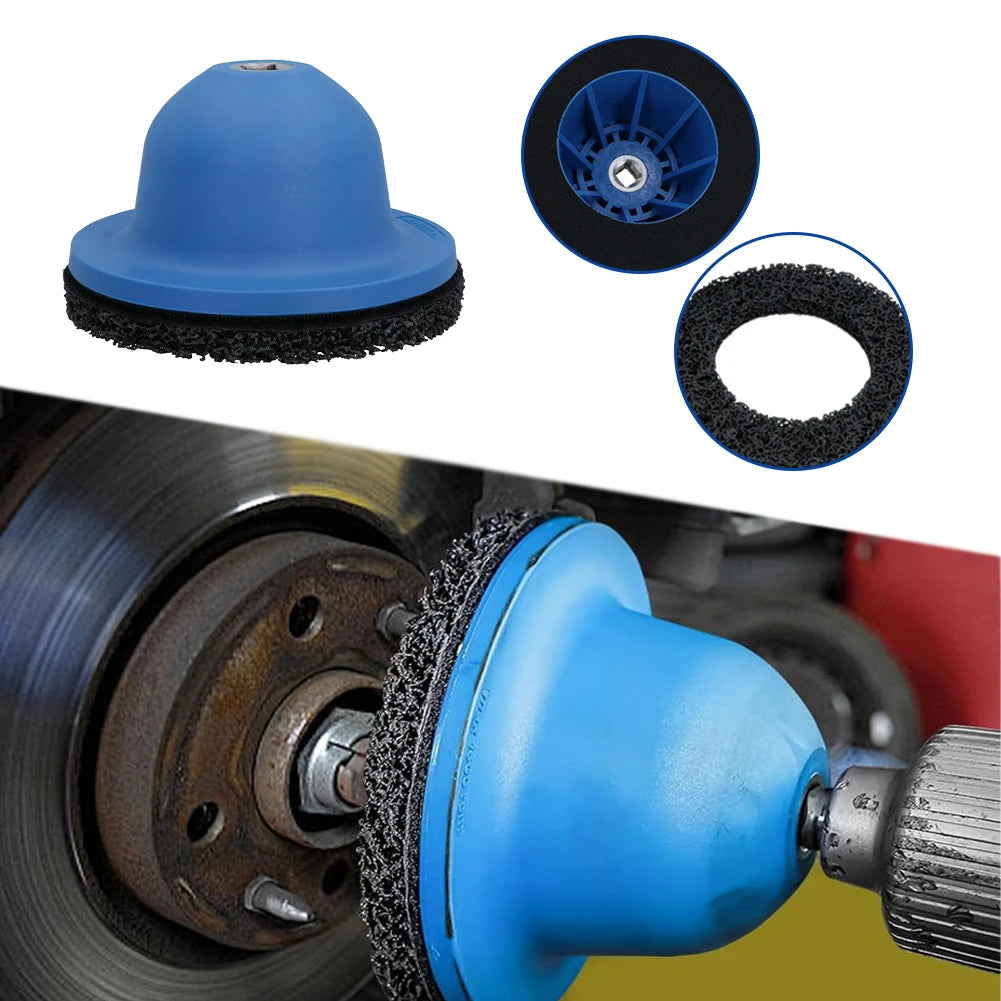 Wheel Hub Grinder Silicon Carbide Disc Brush Rust Removal Tool Zpaxo