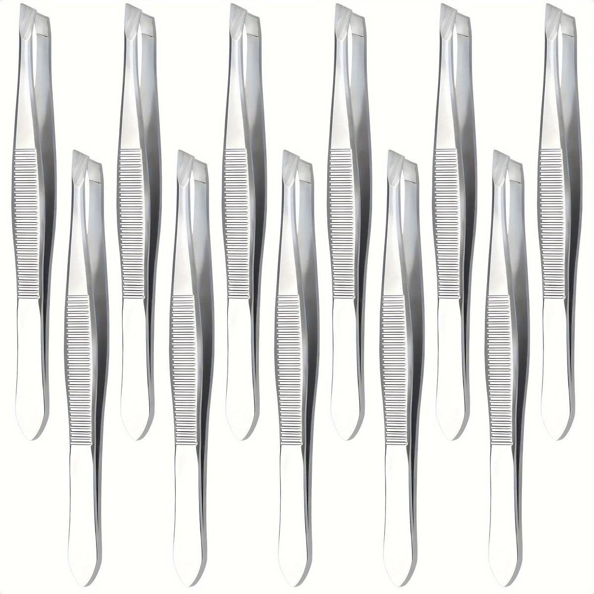 3pcs Stainless Steel Tweezers Ingrown Hairs - Precision Tweezers for Fine Hair Remover for Women Eyebrow Tweezers for Wome Zpaxo