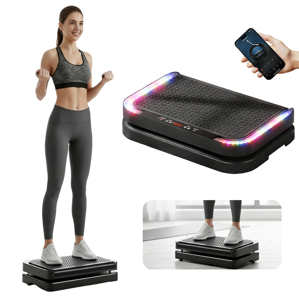 Standing Shaking Machine Rope Abdominal Workout Equipment 200 Modes Zpaxo