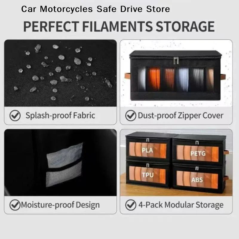 Filament Storage Box 3D Printer Containers Printing Accessories Zpaxo