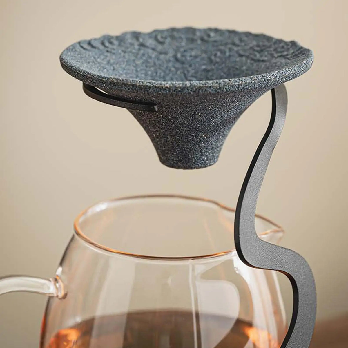 Tea Strainer No Hole Leaf Colander Iron Stand Strainers Loose Zpaxo