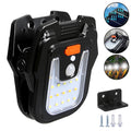 Solar Sensor Motion Light Clip Lawn Waterproof Work 3 Modes Outdoor Zpaxo Y253