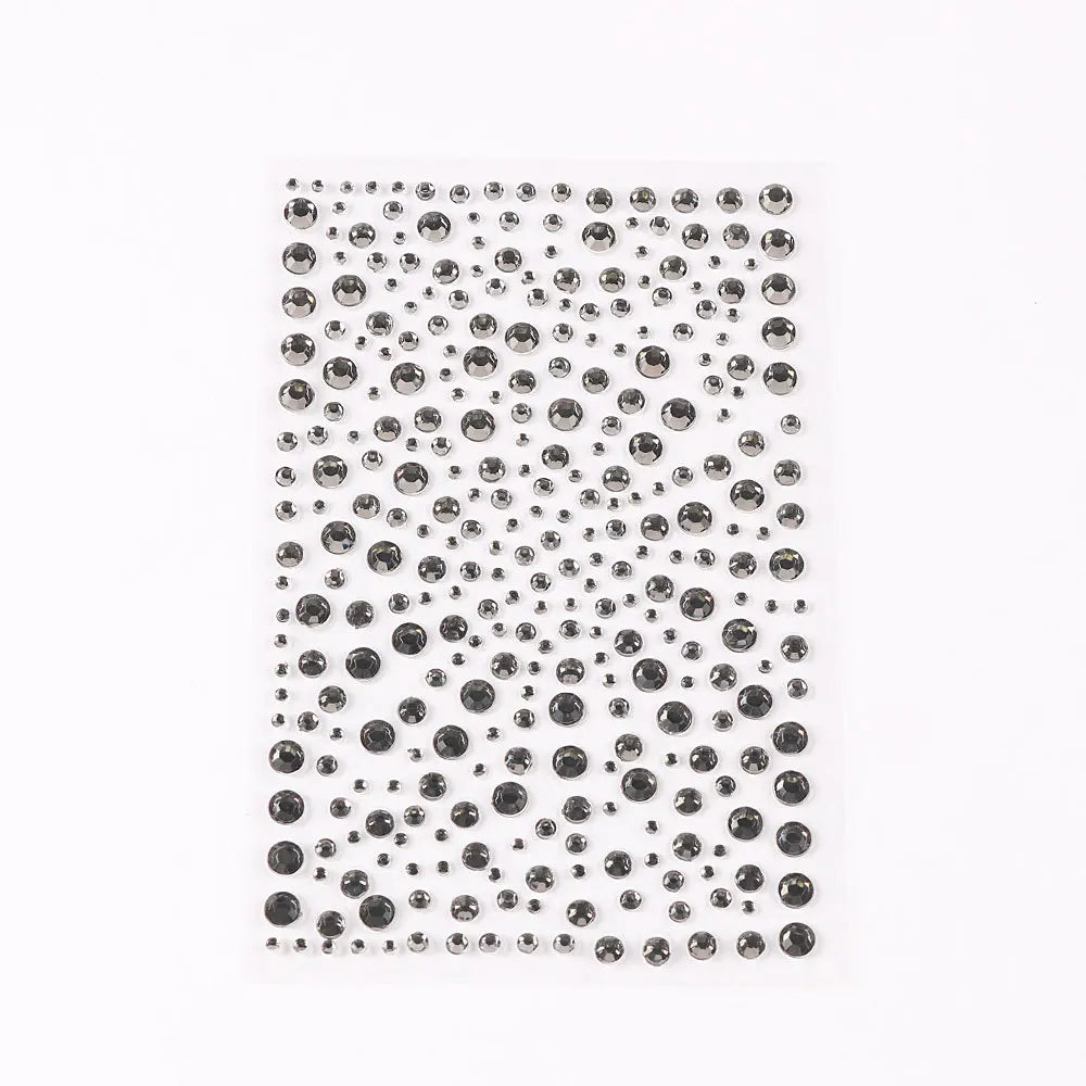 Mixed Size Eyeshadow Face Diamonds for Music Festival Halloween Party Jewelry Stickers Self Adhesive Fake Tattoo Nail Rhinestone Zpaxo C7