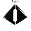2 4pcsCar Door Corner Anti-collision Covers Protection Cover Auto Zpaxo Black 4 pcs