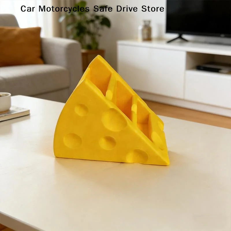 CMSundries Organizer Cheese Remote Control Storage Box 3 Grids Zpaxo