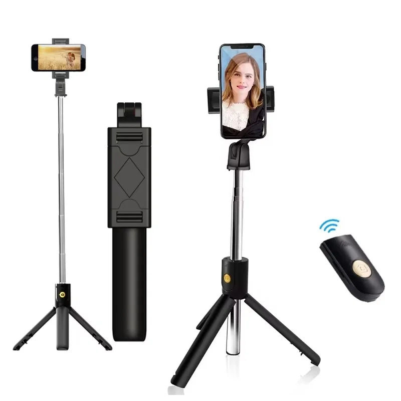 Wireless Bluetooth Selfie Stick Foldable Tripod Extendable Portable Zpaxo