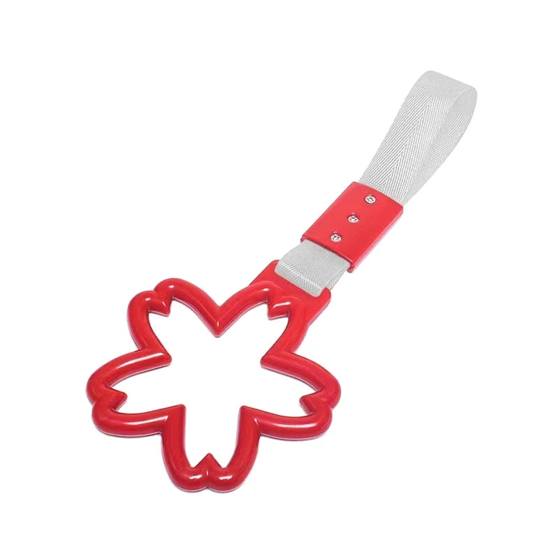 JDM Train Bus Handle Hand Strap Ring Heart Styling Drift Charm Auto Zpaxo