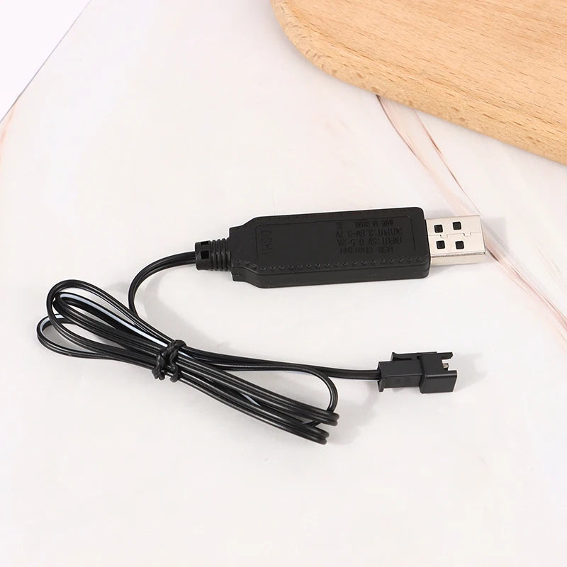 Usb Charger Cable 3 7V Lithium Battery SM-2P Forward RC Car Aircraft Zpaxo