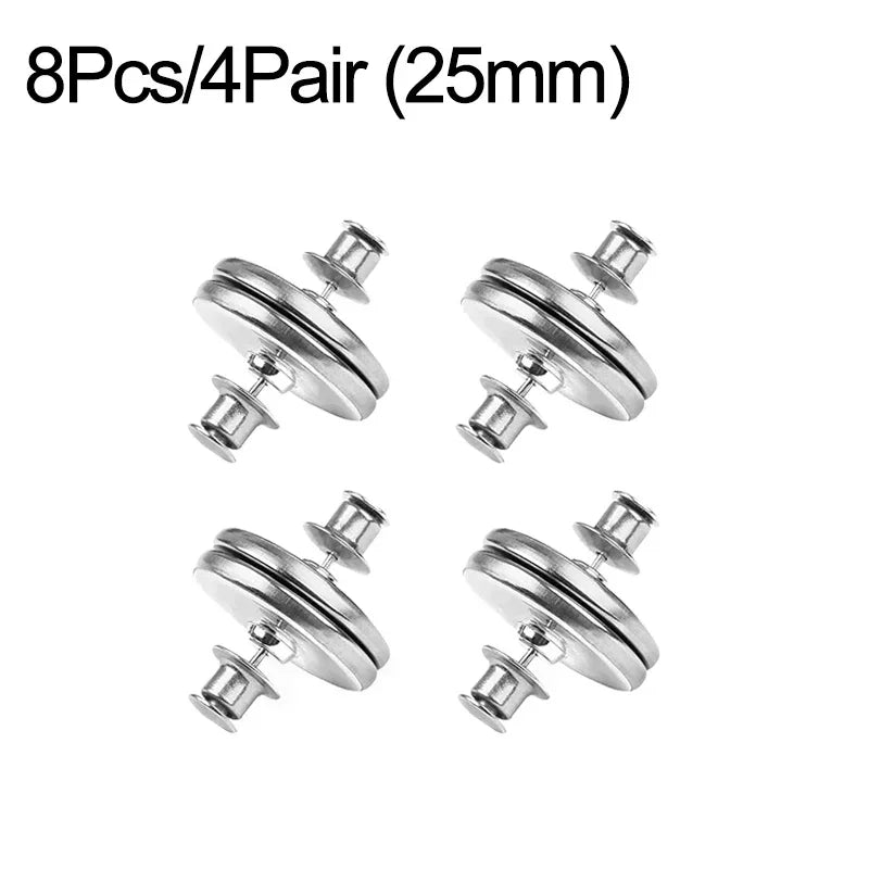 4 8 Pair Magnetic Curtain Hooks Removable Clips Prevent Light Zpaxo 4 Pairs(25mm)G4785C