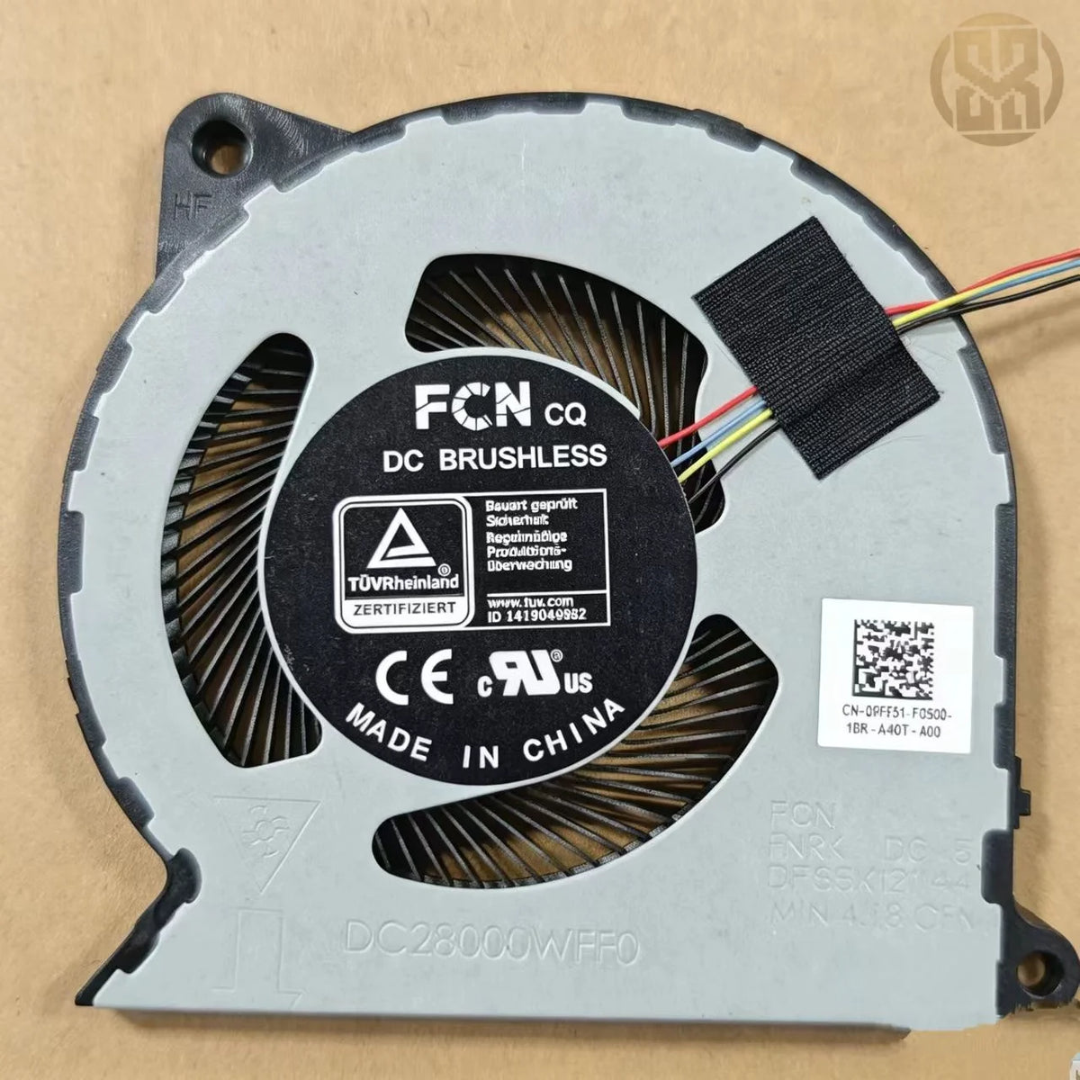 0RFF51 Laptop CPU Cooling Fan Dell Vostro 3510 3520 3525 Inspiron Zpaxo