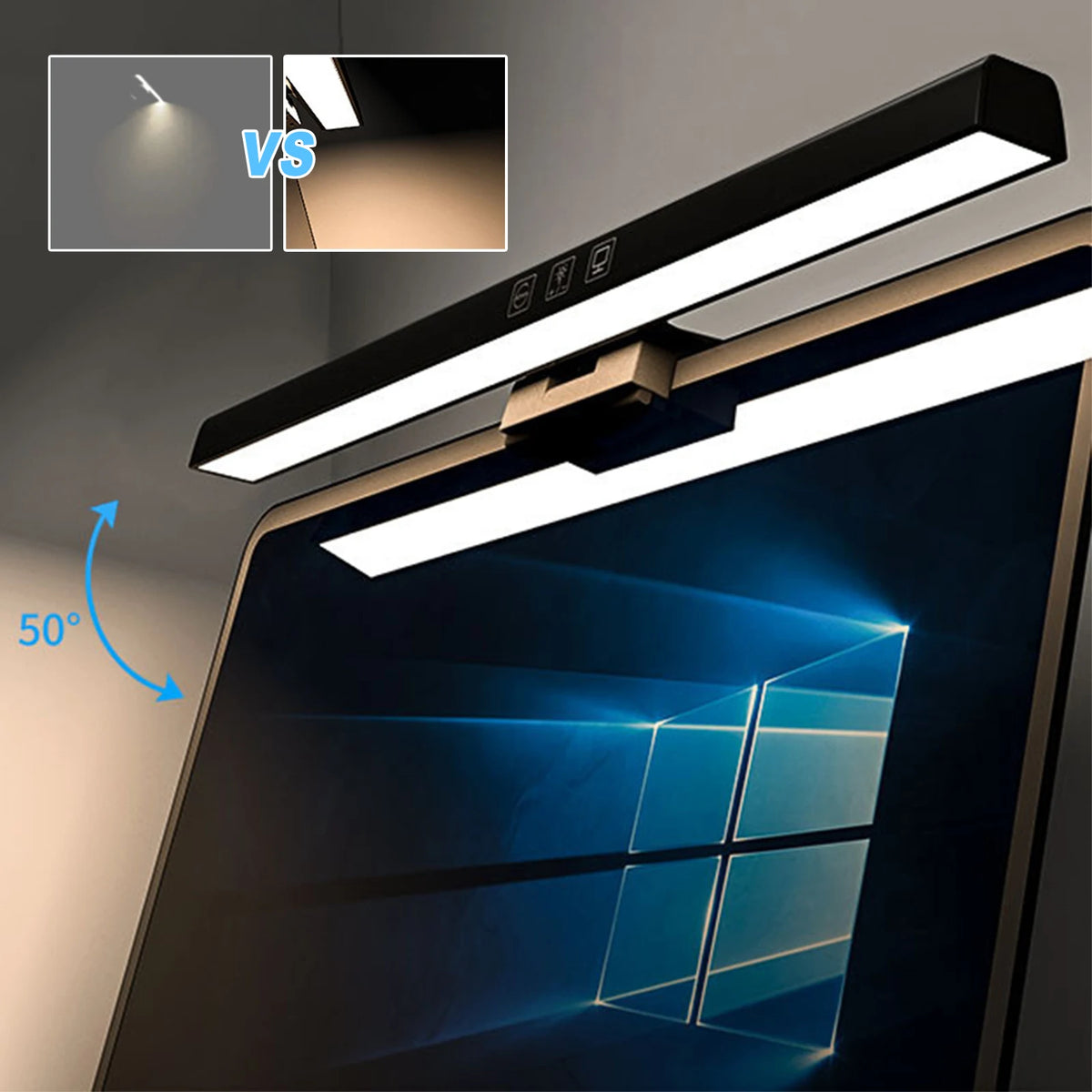 LED Monitor Light Bar Dimmable Computer Lamp USB Powered Hanging Zpaxo