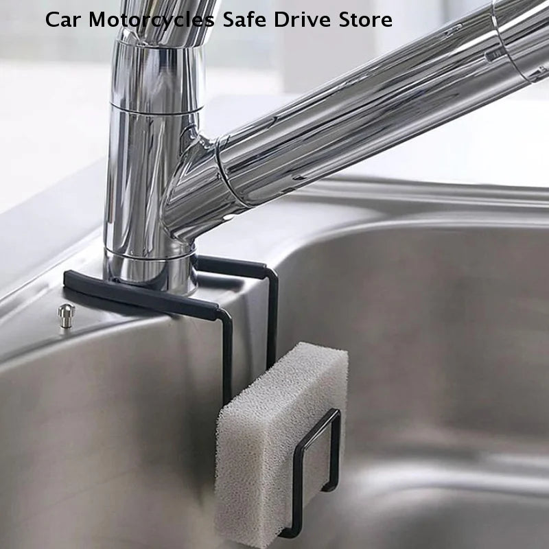 CMSponge Holder Kitchen Sink Durable Metal Suction Cup Sponge Caddy Zpaxo
