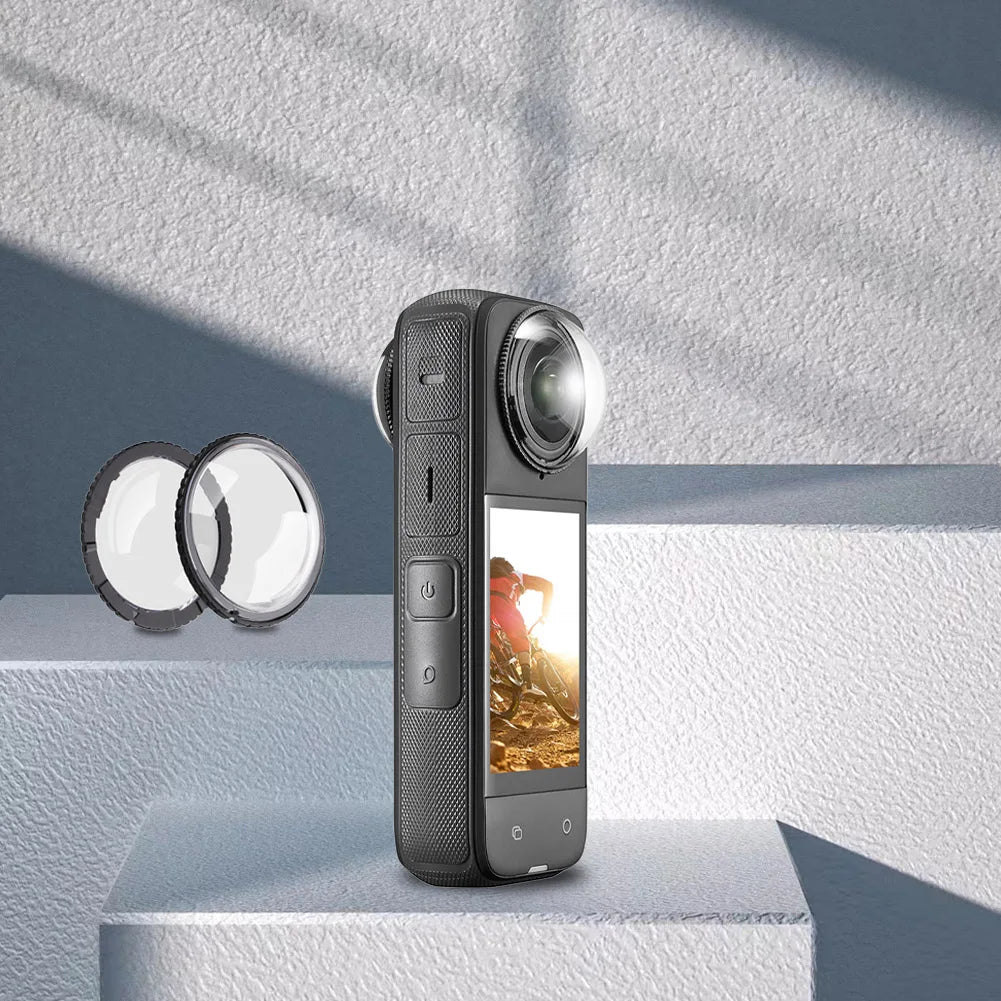 Lens Guards X4 Protector Tempered Glass Front Back Camera Cap Zpaxo