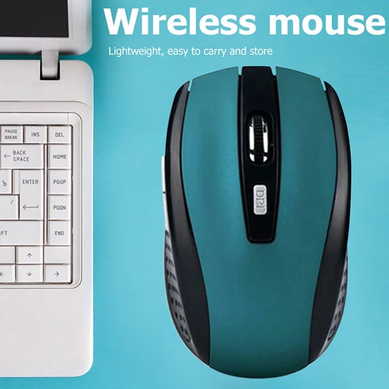 Wireless Mouse Portable Ergonomic Mobile Optical Silent Mice Zpaxo
