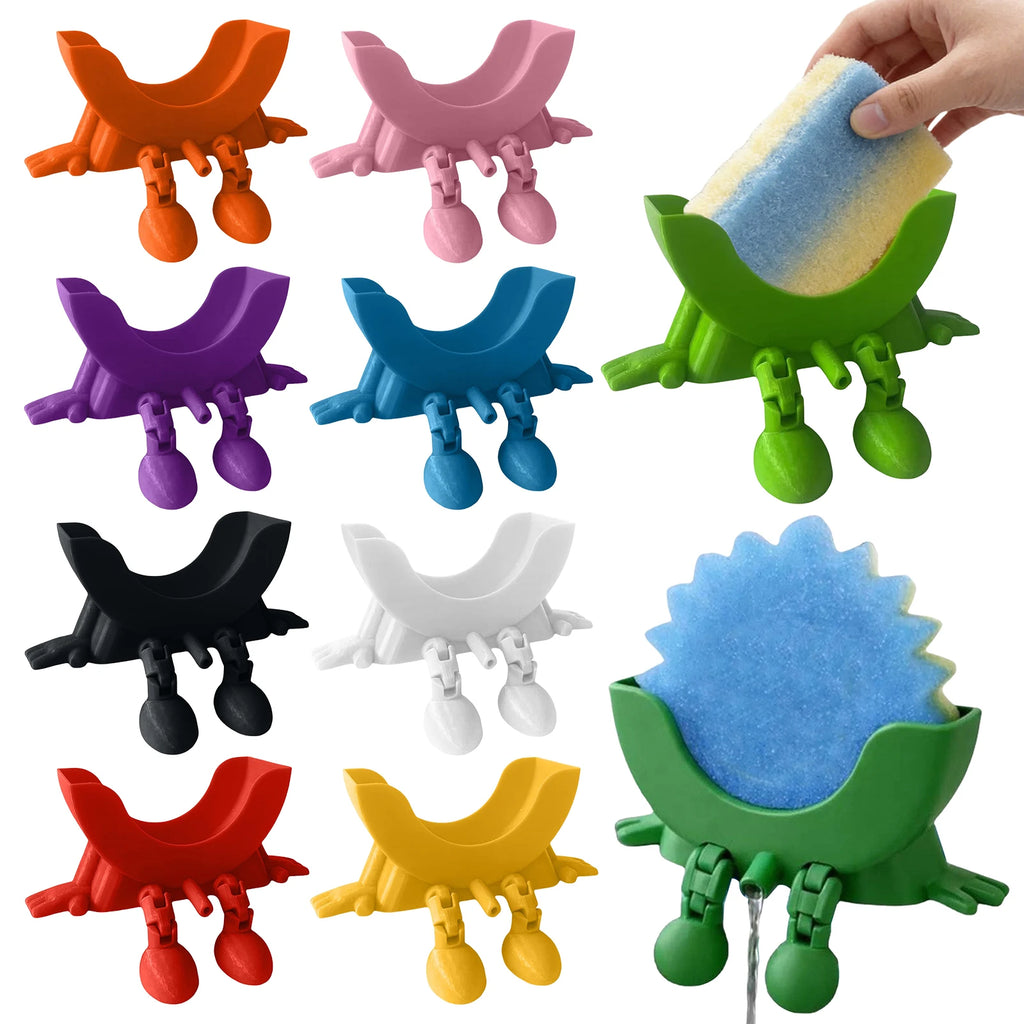 Smiling Sponge Holder 3D Printing Sponges Soap Drying Rack Scrub Zpaxo
