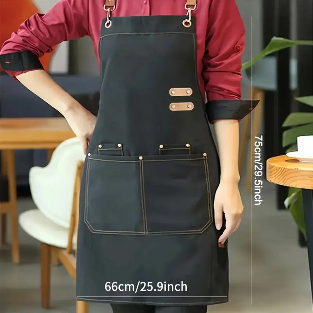 Multi-scene Work Apron Chefs Waiters Suitable Hotel Restaurant Coffee Zpaxo