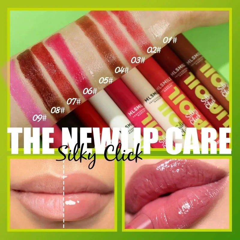 Multicolor Mirror Silky Lip Gloss Hydrating Solid Press Lipstick Zpaxo