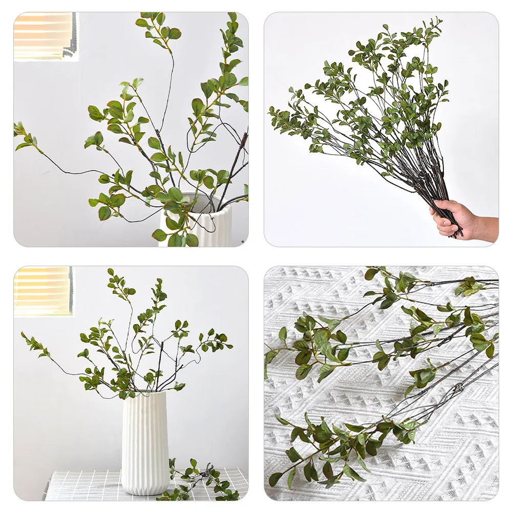 Artificial Leaf Branch Realistic Plastic Simulation Leaves Stems Zpaxo