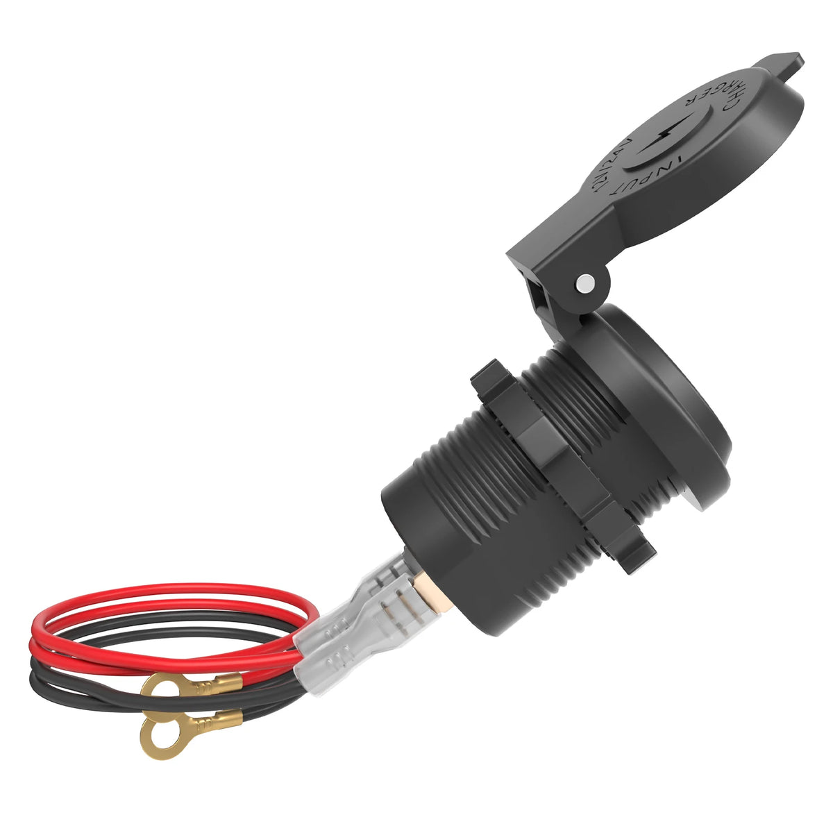 USB C Car Charger Cigarette Lighter Socket 12V-24V Dual Charging Zpaxo
