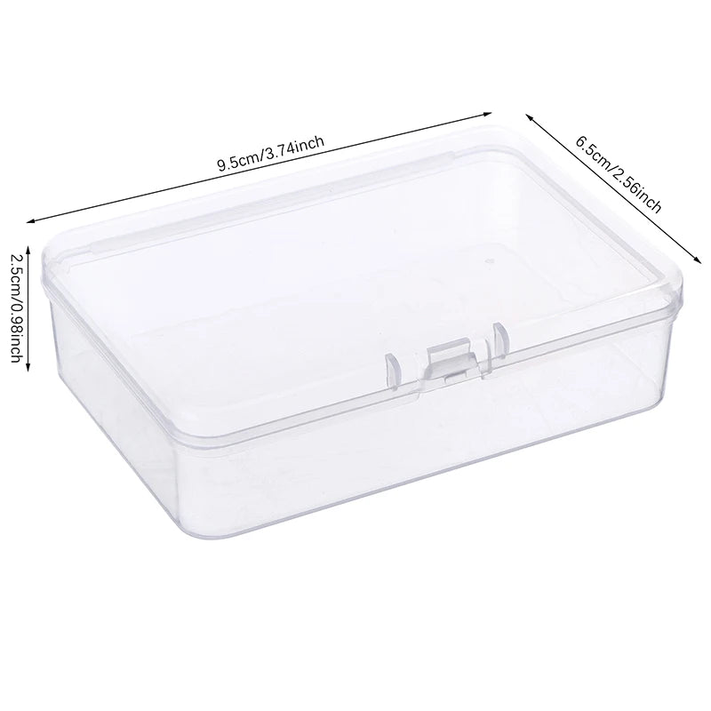 CM1 Transparent Fruit Fork Storage Box Plastic Electronic Components Zpaxo L