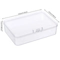 CM1 Transparent Fruit Fork Storage Box Plastic Electronic Components Zpaxo L