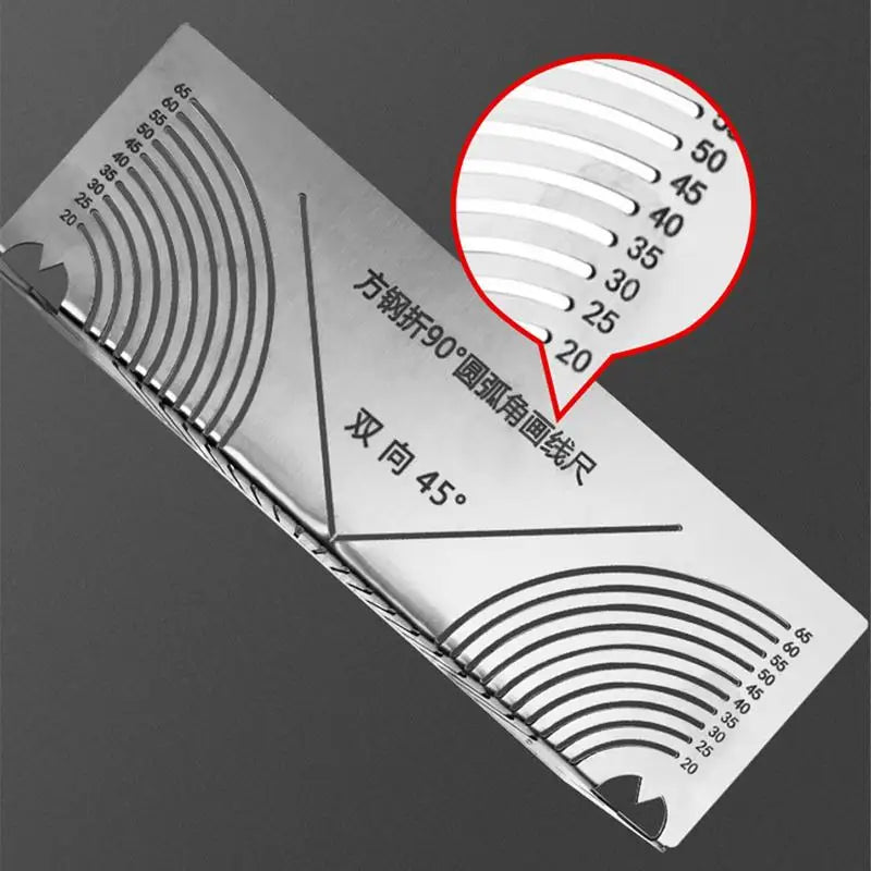 Arc Marking Ruler Construction Tool Folding Linear Dualpurpose Zpaxo
