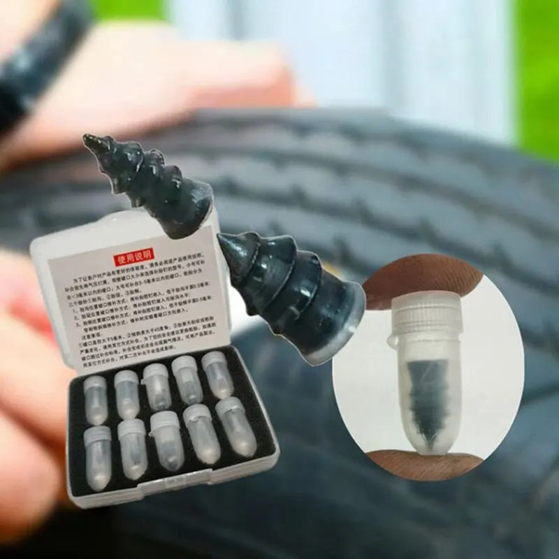 Vacuum Tyre Repair Nail Tire Puncture Screws Motorcycle Fitting Zpaxo