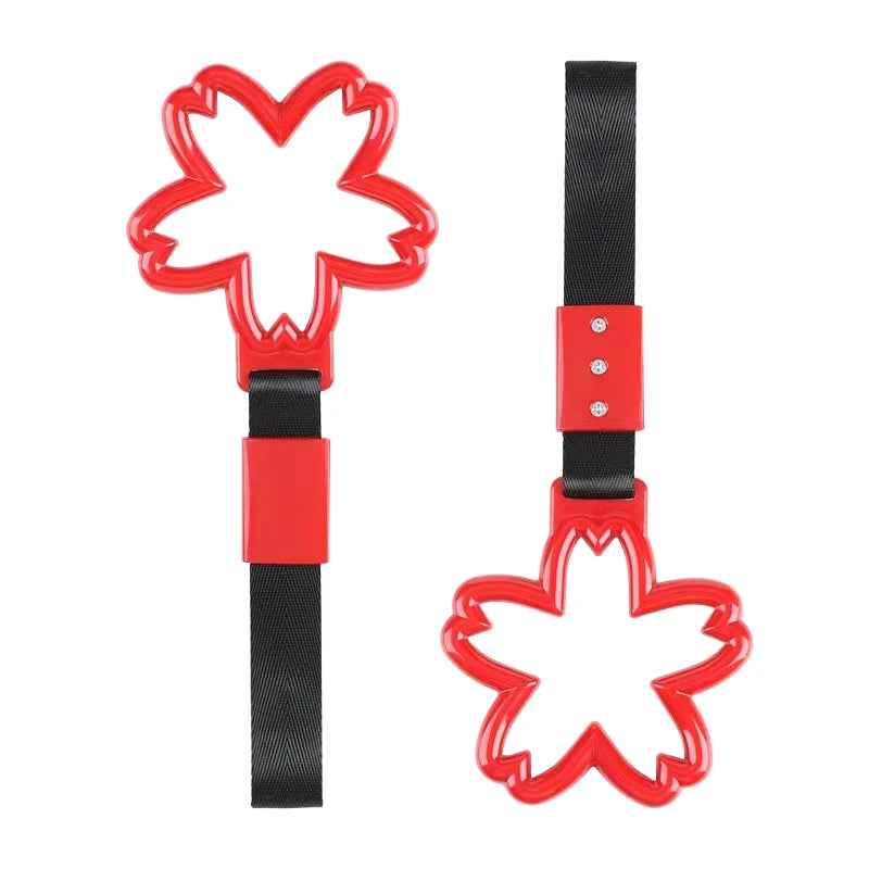 JDM Train Bus Handle Hand Strap Ring Heart Styling Drift Charm Auto Zpaxo