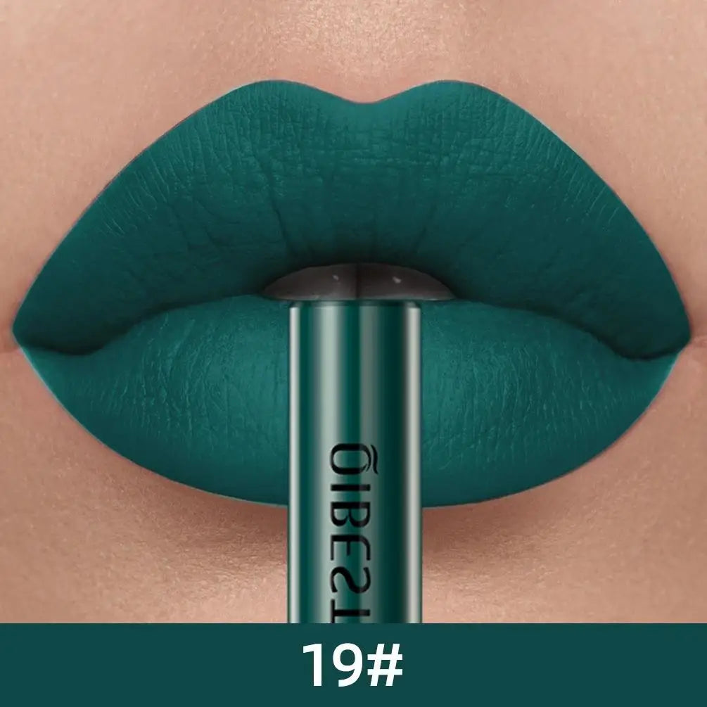 Matte Liquid Lipstick Waterproof Long Lasting Velvet Mate Nude Red Lip Gloss Lint Tube Makeup Cosmetic Lipsticks Lipgloss Zpaxo 19