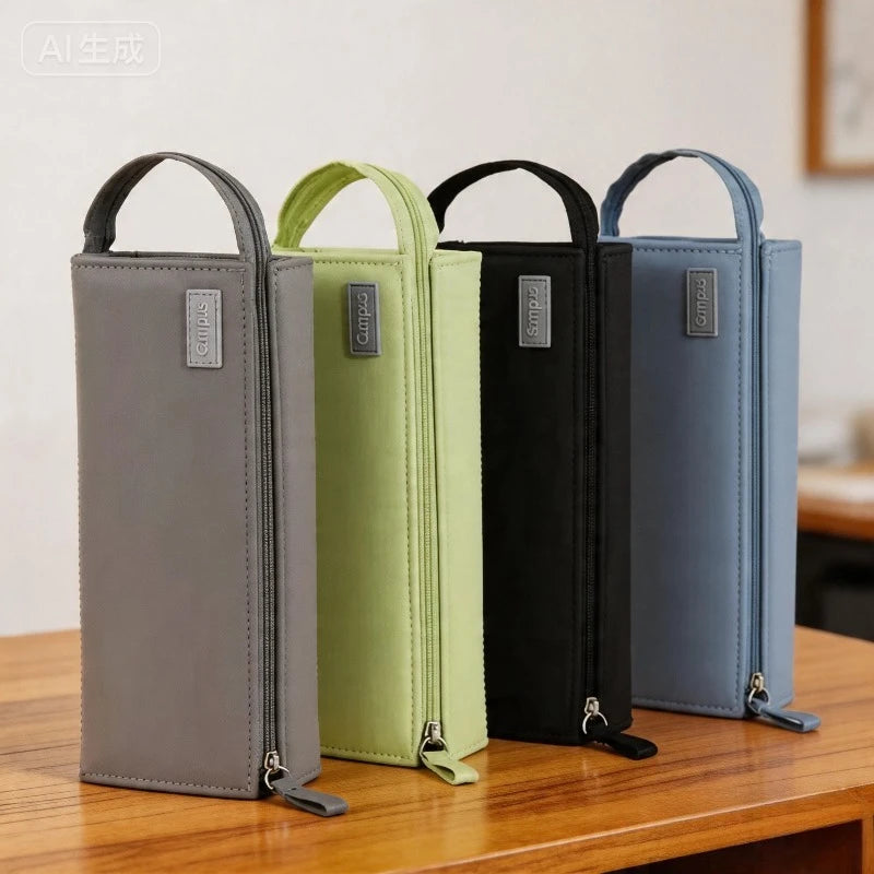 Mega Pencil Case 20+ Slots Mesh Pockets Rigid Non-bend Design 90 Zpaxo