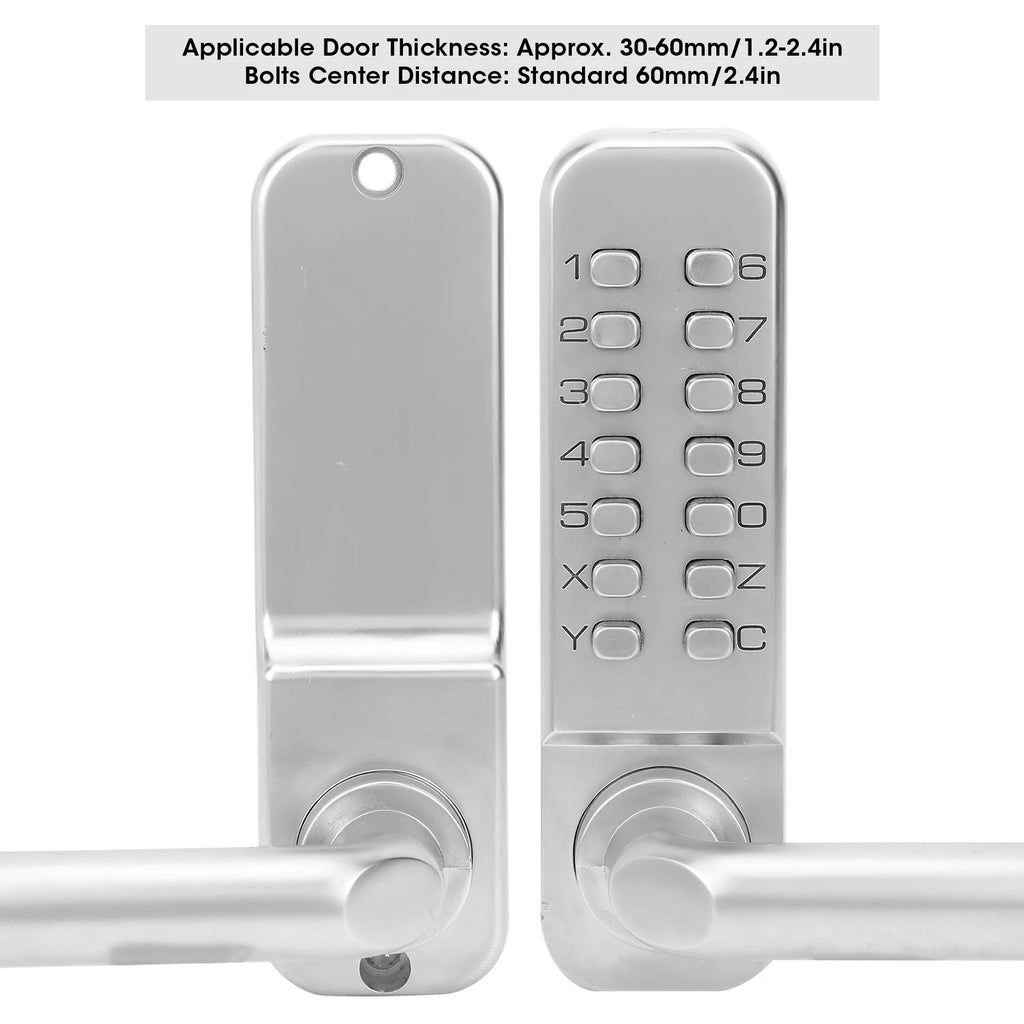 Home Security Device Keyless Entry Smart Mechanical Door Lock Digital Zpaxo