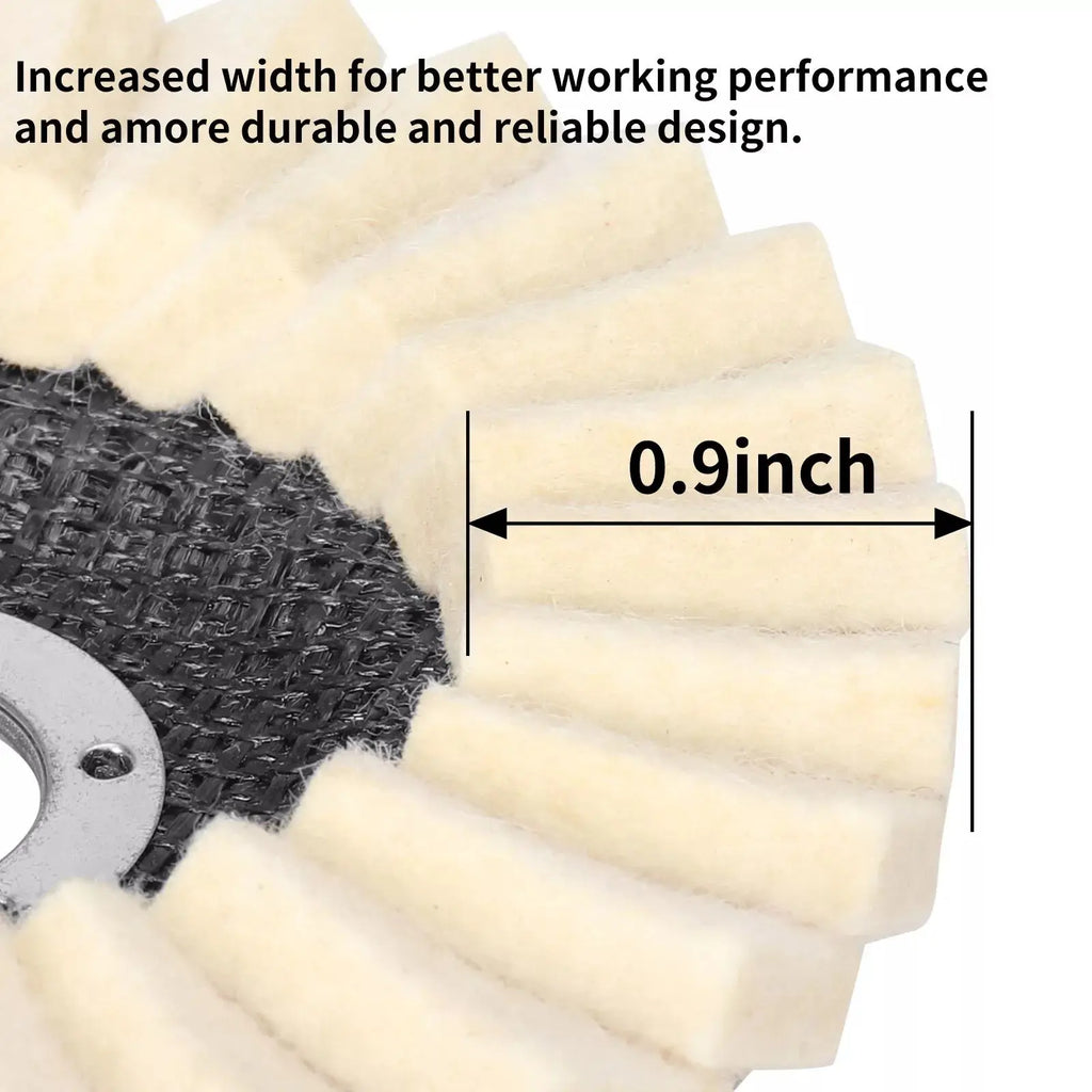 Wool Polishing Wheels Buffing Pads Angle Grinder Accessories Grinding Zpaxo