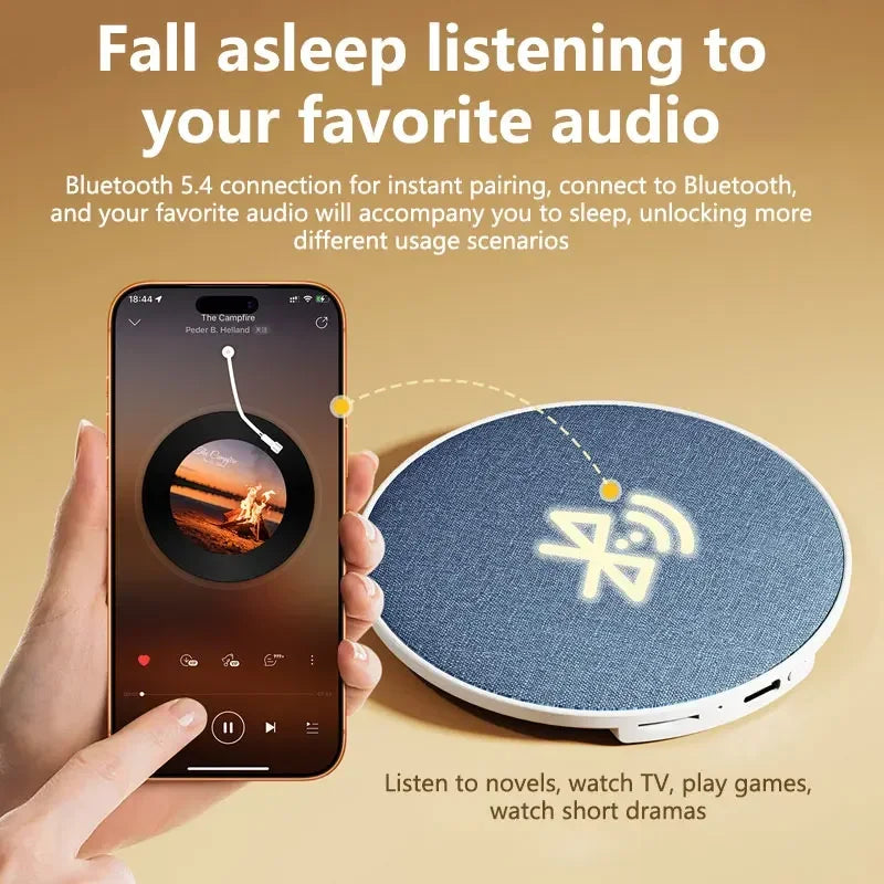 Wireless Pillow Speaker Sleep Aid 360 Surround Sound Bluetooth 5 4 Zpaxo