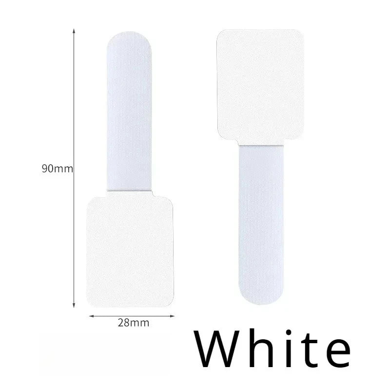 Reusable Cable Ties Fastening Wire Organizer Cord Rope Holder Self Adhesive Adjustable Cord Organizer Straps Desk Management Zpaxo White 50pcs