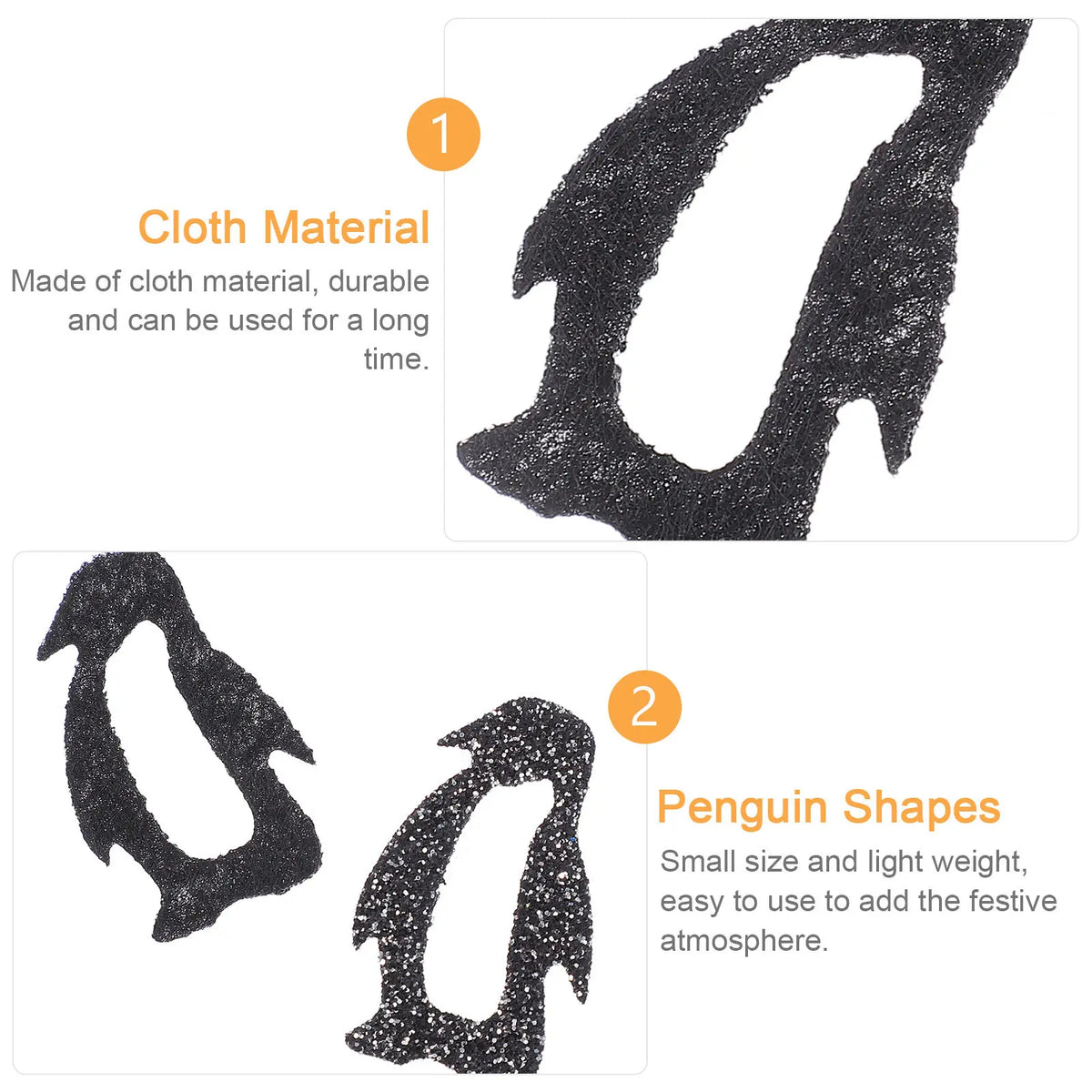 Penguin Decoration Confetti Fine Workmanship Party Table Wedding Zpaxo