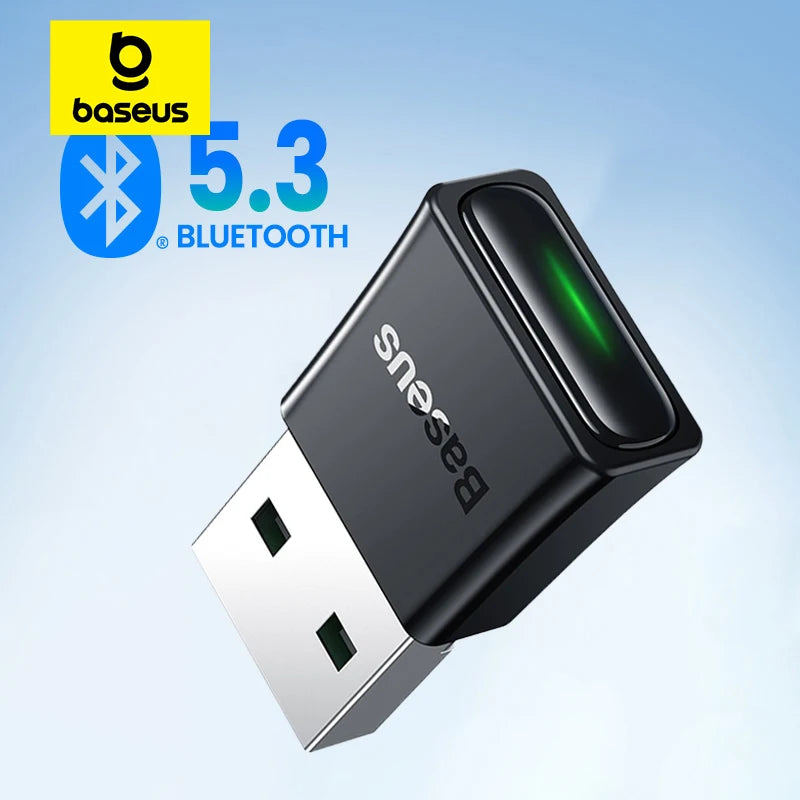 Baseus USB Bluetooth 5 3 Adapter Transmitter Receiver Dongle Wireless Zpaxo