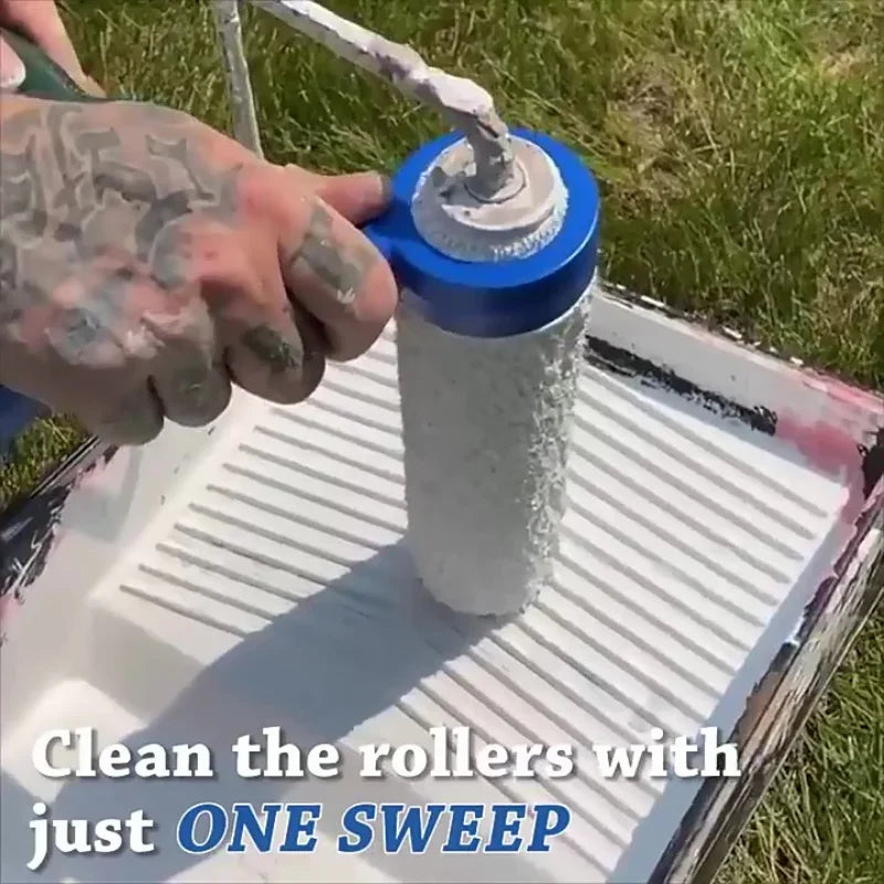 Roller Saver Cleaner Easy Clean Tools Paint Spinner Brush Cleaning Zpaxo