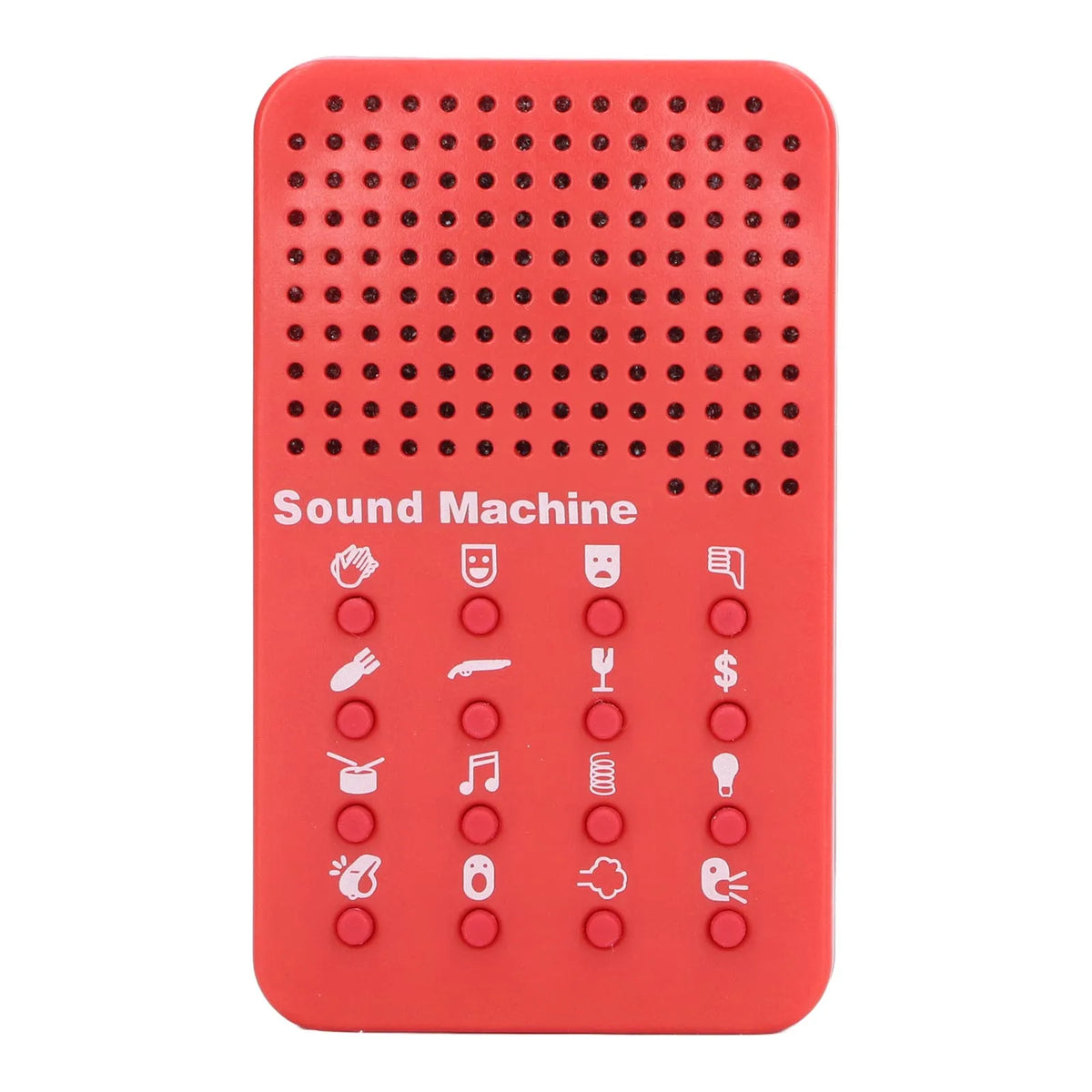 Funny Sound Effects Machine Electronic Interesting Compact 16 Daily Zpaxo Red
