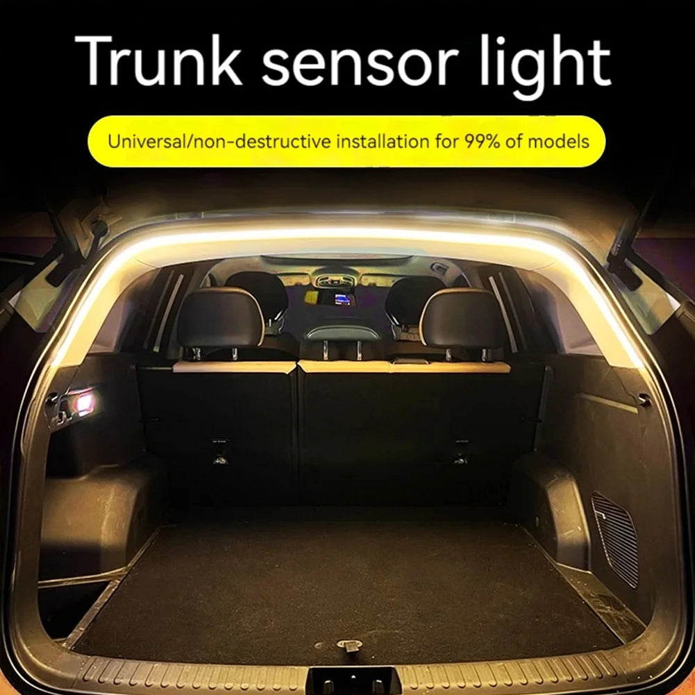 Waterproof Car Trunk Led Light Strip PVC Flexible Ambient No Drilling Zpaxo